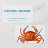 魚市場名刺 – Red Crab 名刺 (正面/裏面)