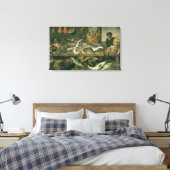 魚市場1618-21 キャンバスプリント (インサイチュ (寝室))