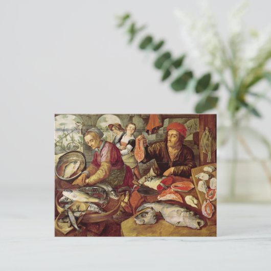 魚市場 ポストカード (スタンド正面)