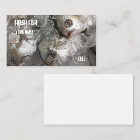 魚市場 名刺 (正面/裏面)