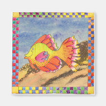 魚市松模様に縁ど#6