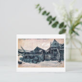 魚干小屋、ヴィンセント・ヴァン・ゴッホ ポストカード (スタンド正面)