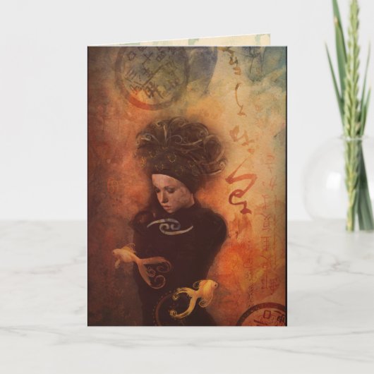 魚座あいさつ カード (正面)