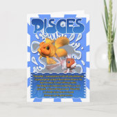 魚座おもしろいファクト占星術 カード (正面)