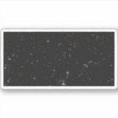 魚座とアンドロメダ星座の間を見る シール (正面)