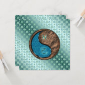 魚座とアースネーク カード (正面/裏面インサイチュ)