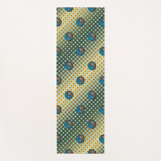 魚座とアースホース ヨガマット (正面)