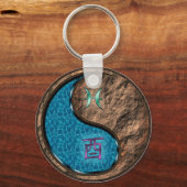 魚座とアースルースター キーホルダー (裏面)