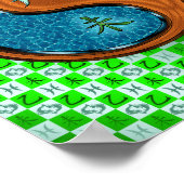 魚座とウッドヤギ ポスター (角)