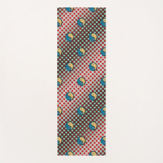 魚座とファイアタイガー ヨガマット (正面)