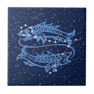 魚座と太陽のサイン(星) タイル