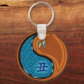 魚座と木牛 キーホルダー (正面)