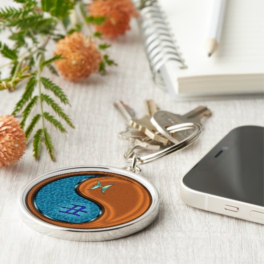 魚座と木牛 キーホルダー (側面)