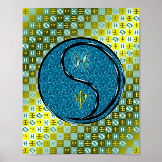 魚座と水猿 ポスター (正面)