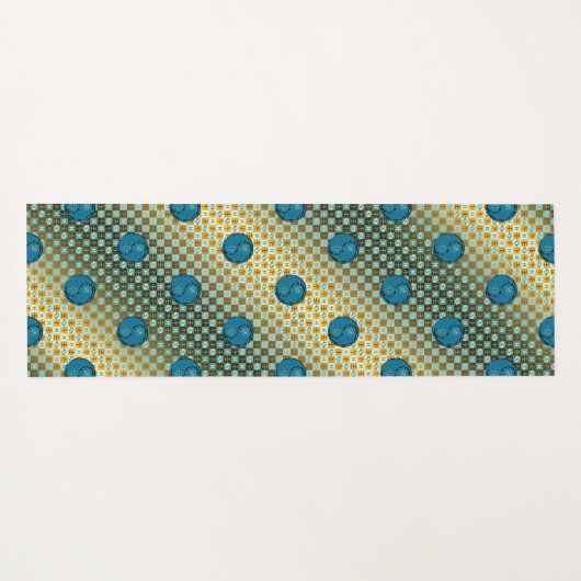 魚座と水馬 ヨガマット (裏面(横))