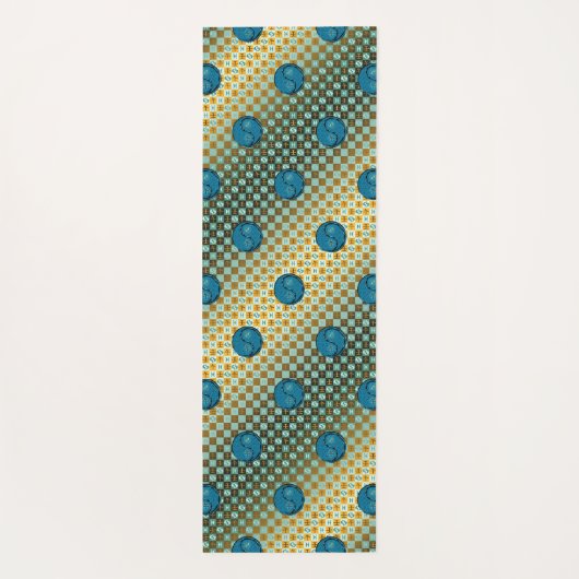 魚座と水馬 ヨガマット (裏面)