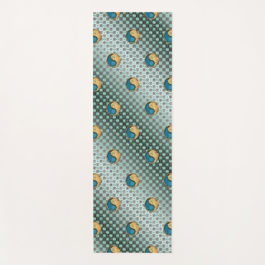 魚座と火うさぎ ヨガマット (正面)