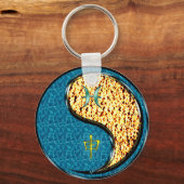 魚座と火の猿 キーホルダー (正面)