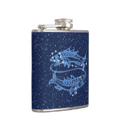 魚座と〔占星術の〕十二宮図の星印 フラスク (右)