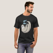 魚座のスロースと魚の占星術チャーム Tシャツ (正面フル)