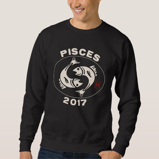 魚座のホロスコープ占い2017 スウェットシャツ (正面)