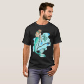 魚座のマーメイド Tシャツ (正面フル)