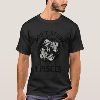 魚座の人よ、勉強するな 魚座 Tシャツ