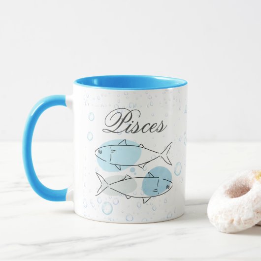 魚座の個性が光るアクアエッセンスマグ マグカップ (ドーナツ)