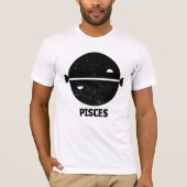 魚座の占星術のサイン Tシャツ (正面)