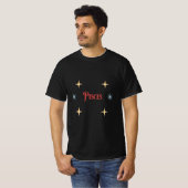 魚座の占星術サインTシャツ Tシャツ (正面フル)