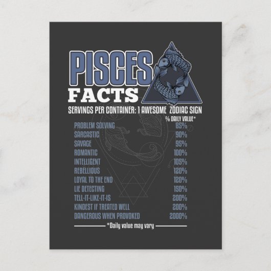 魚座の基本性格 占星術 概要 ポストカード (正面)