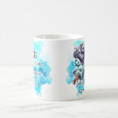 魚座の女性 コーヒーマグカップ (中央)