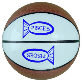 魚座の星印の魚かご バスケットボール