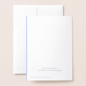 魚座の星印の魚のフォイルカード 箔カード (裏面封筒付き)