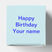 魚座の星印の魚カスタムの好意ボックス フェイバーボックス (上部)