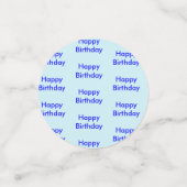 魚座の星印パーソナライズされた魚 コンフェッティ (スモール正面)