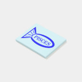 魚座の星印フィッシュそれをノートPad ポストイット (アングル)