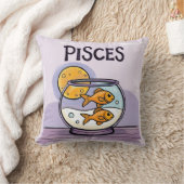 魚座の星印フィッシュ〔占星術の〕十二宮図星 クッション (ブランケット)