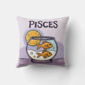 魚座の星印フィッシュ〔占星術の〕十二宮図星 クッション (裏面)