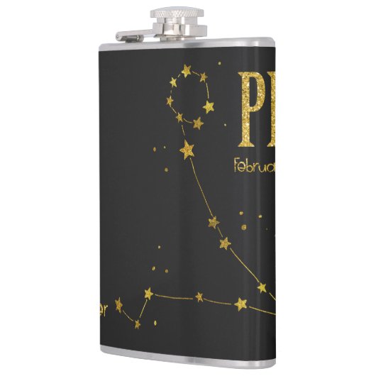 魚座の星印 フラスク (左)