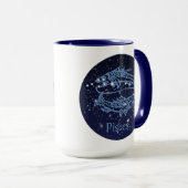 魚座の星座と星々 マグカップ (正面右)