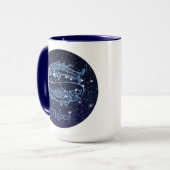 魚座の星座と星々 マグカップ (正面左)