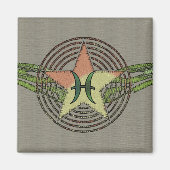 魚座の星 マグネット (正面)