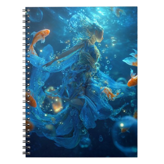 魚座の深海の女神ノート ノートブック (正面)