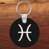 魚座の記号 キーホルダー (正面)