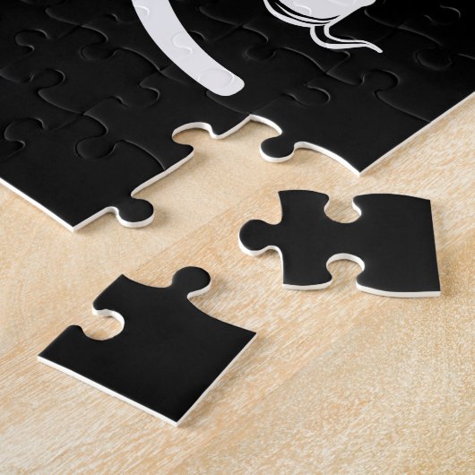 魚座の記号 – 占星術の〔占星術の〕十二宮図記号 ジグソーパズル (側面)