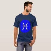 魚座の記号 Tシャツ (正面フル)