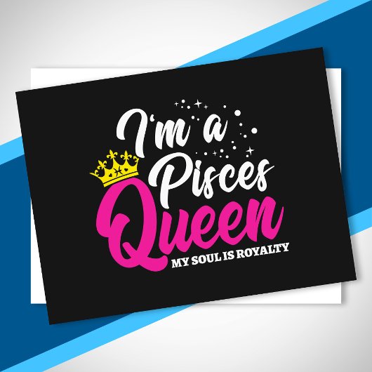 魚座の誕生日女王 占星術 2月 3月 ポストカード