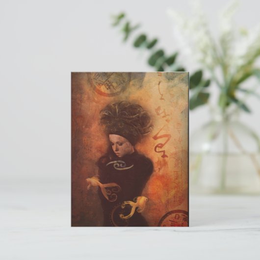 魚座はがき ポストカード (スタンド正面)