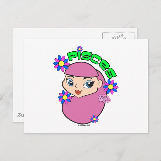 魚座はがき ポストカード (正面/裏面)